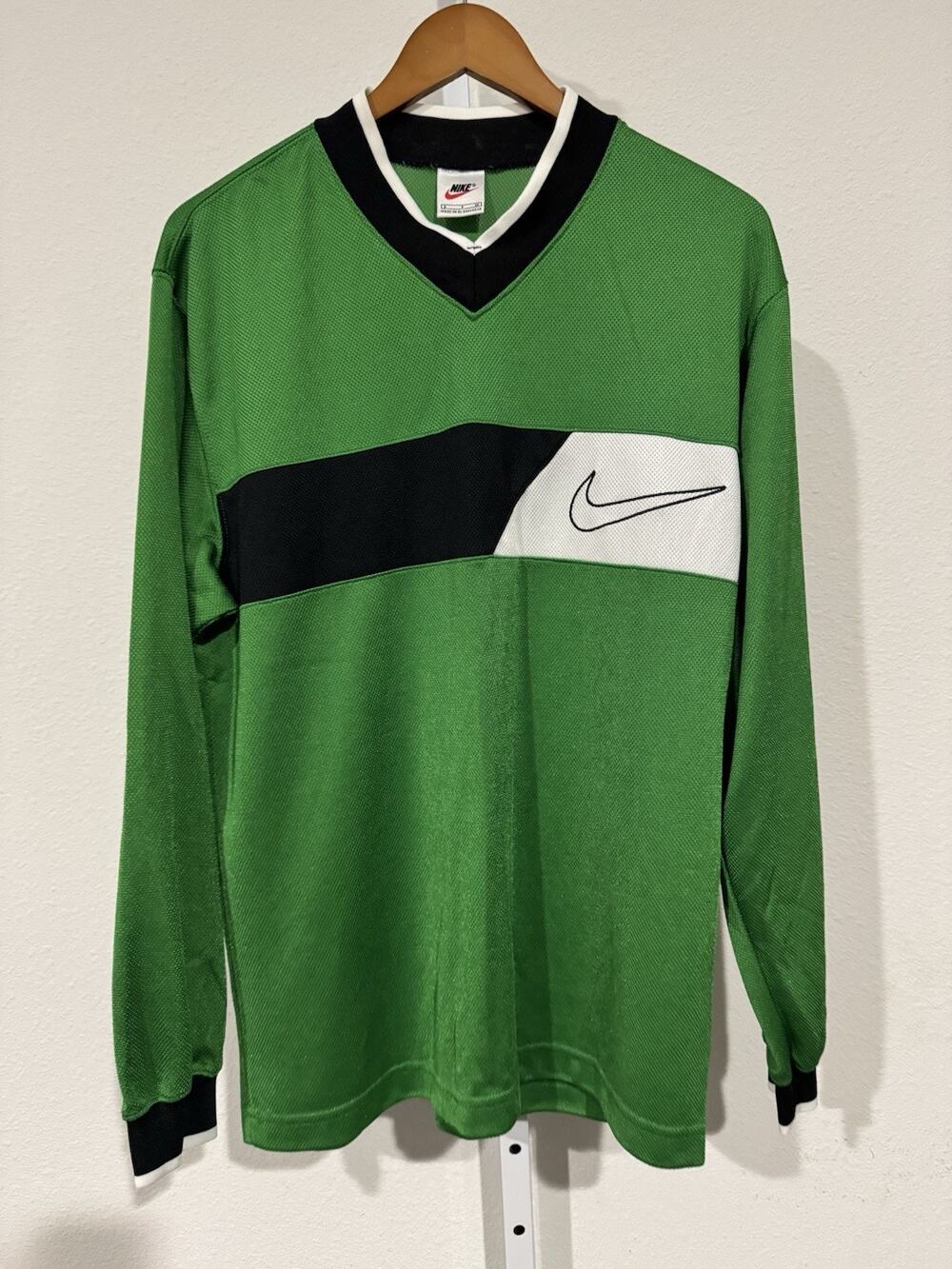 Vintage 90s Nike Jorge Campos Era Soccer Training Jersey Size Adult Sz Small